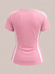 Sahara Rose jersey algérien dos bandes blanches motifs floraux Onzia